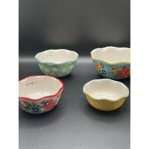 Pioneer Woman Measuring Bowls Dry Ingredients 4‎ Piece